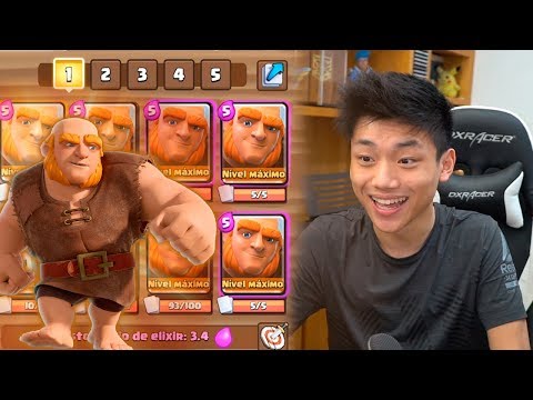 MONTEI UM DECK INCRÍVEL DE GIGANTE!! CLASH ROYALE