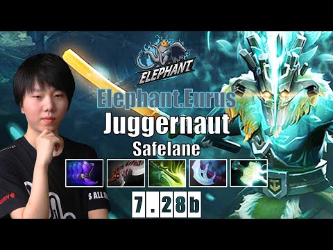 Juggernaut Safelane | Elephant.Eurus | 816 GPM JUGGERNAUT IS A BEAST | 7.28b Gameplay Highlights