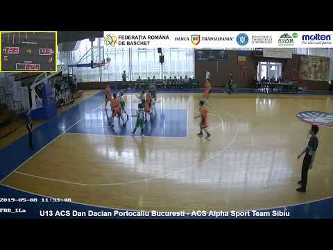 20190508 BMU13 ACS Dan Dacian Portocaliu Bucuresti 85-43 ACS AlphaSport Team Sibiu