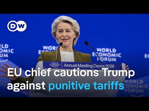 EU chief vows 'unflinching' response to Trump's Greenland tariffs | DW News