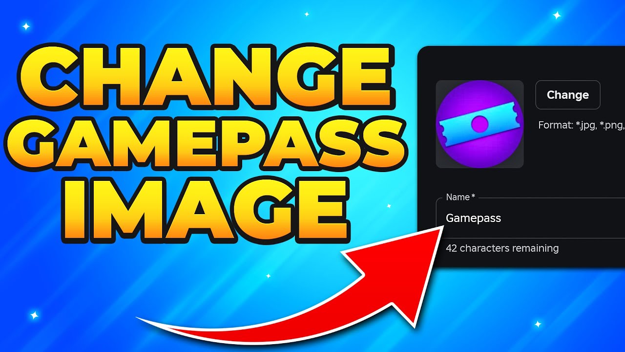 How to Change Gamepass Image on Roblox
