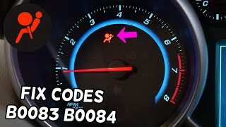 FIX CODE B0083 B0084 AIRBAG LIGHT ON CHEVROLET CRUZE CHEVY SONIC
