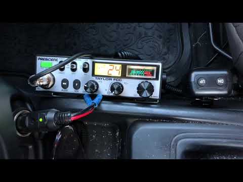 President Taylor CB radio installed part 3