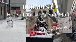 Budapest Vlog: How we got to our hotel + Shopping at the BIGGEST mall in Hungary