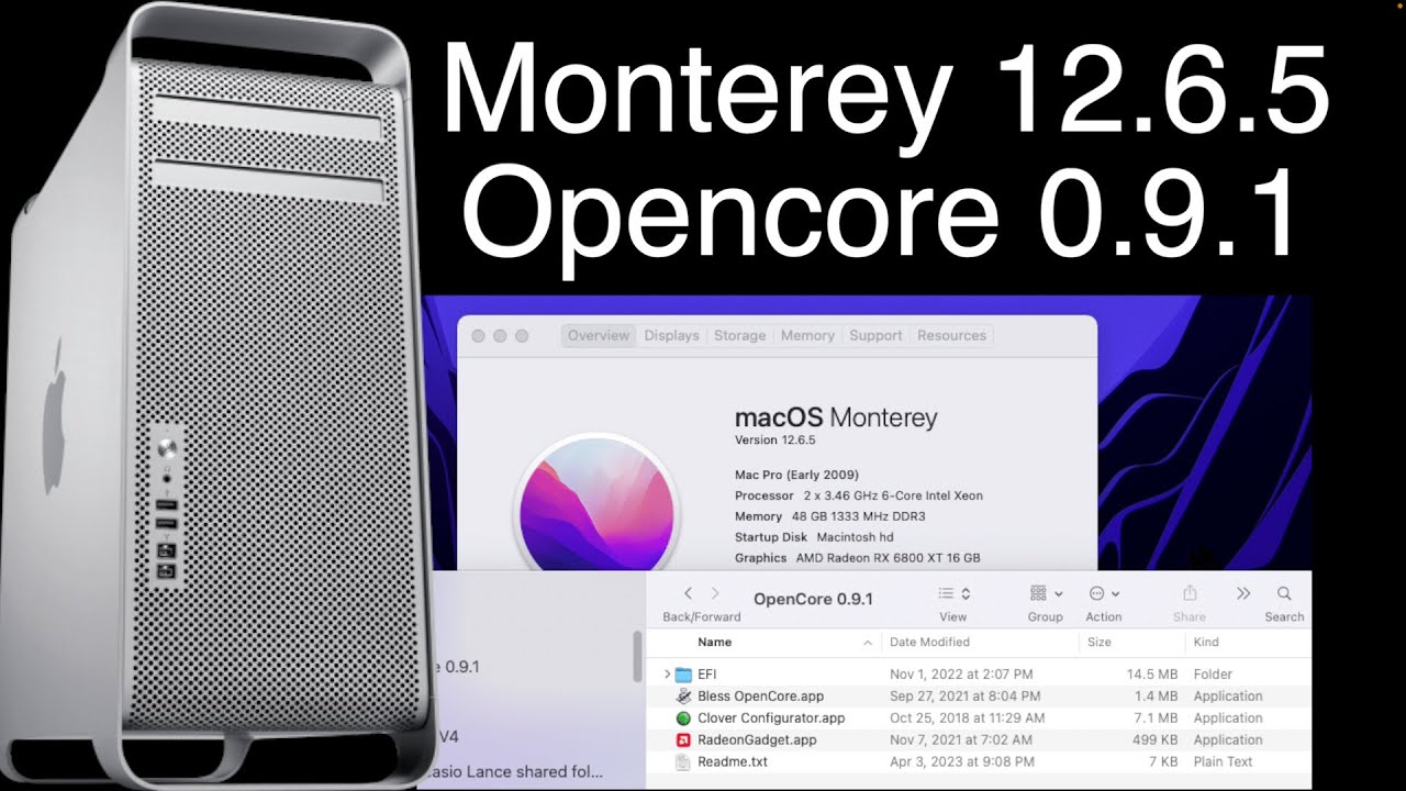 Mac Pro 5,1 Opencore 0.9.1 Mac OS 12.6.5 how to upgrade