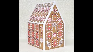 Gingerbread Advent House Overview and Assembly Tutorial