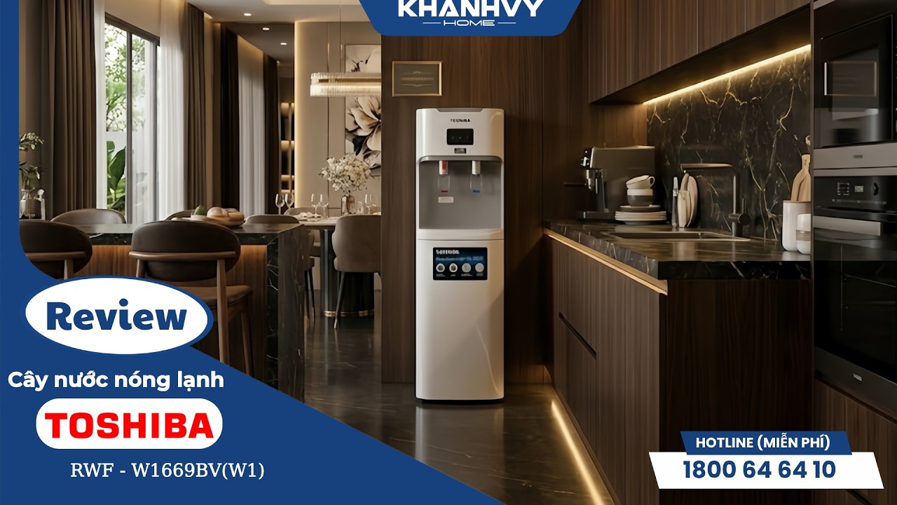Cây nước nóng lạnh Toshiba RWF-W1669BV(W1) màu trắng