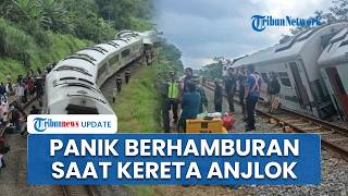 Cerita Penumpang saat KA Bangunkarta Anjlok, Panik Berhamburan hingga Ada yang Luka Ringan
