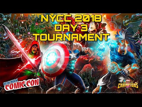 NYCC 2018 DAY 3 Tournament | Marvel Contest of Champions