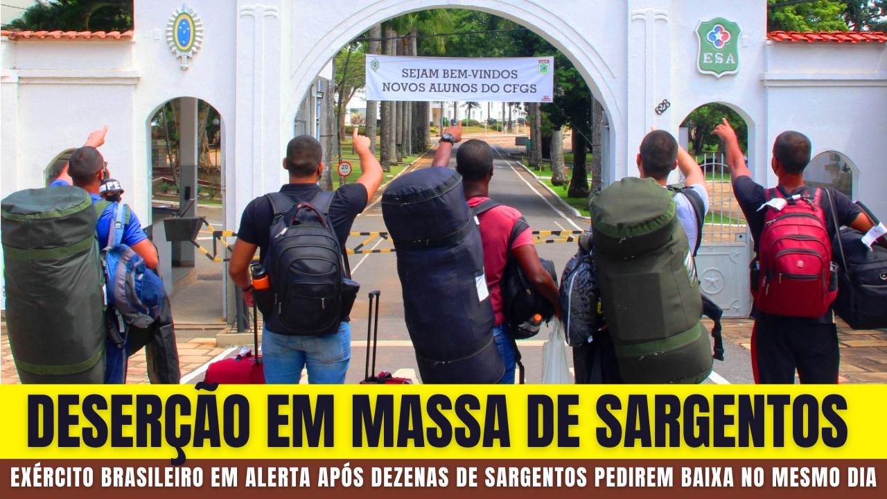 ABANDONO EM MASSA: Sargentos Largam o Exército e Governo Fica em Silêncio