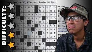 NY Times Crossword | Tuesday, Jan 20th, 2026 | Unathletic Puzzles