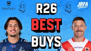 NRL Fantasy R26 Best Upside Buys & Chance of Resting!