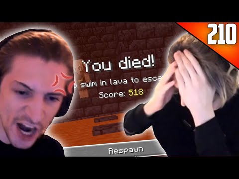 XQC ATTEMPS TO SPEEDRUN MINECRAFT! - xQcOW Stream Highlights #210 | xQcOW