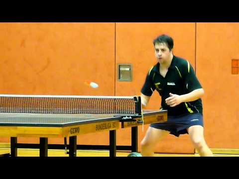 Andre Parlow vom TTSV Anklam in Aktion