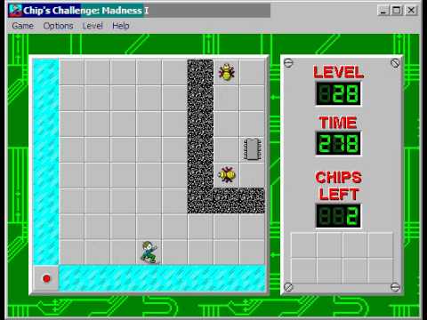 CCLP2 level 28 solution - 266 seconds