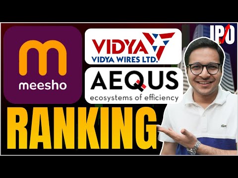 Meesho Ltd. IPO vs Aequs IPO vs Vidya Wires IPO | IPO STUDY | 3/12/2025