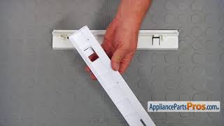 How To: LG/Kenmore Refrigerator Freezer Basket Support Rail 4932JA1010A