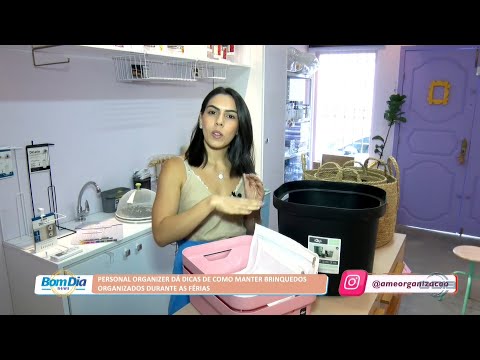 Personal Organizer dá dicas de como manter brinquedos organizados durante férias 22 07 2022