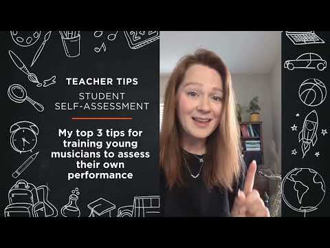 Sheet Music Direct Teacher Tips - Student Self-Assessment