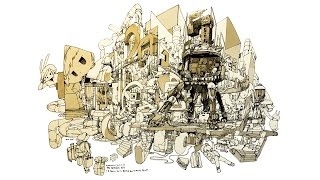 【ゆっくりお絵描き実況】4足歩行隠れ家マシン【ペン画】