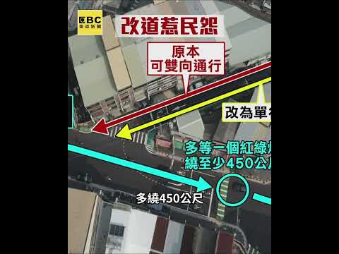回家路「突改單向」！住戶逆闖「1周開19罰單」@newsebc #shorts