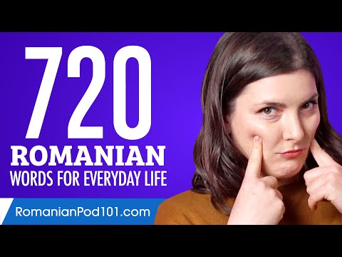 720 Romanian Words for Everyday Life - Basic Vocabulary #36