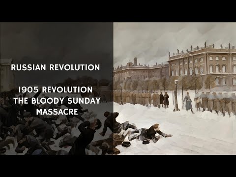 5/40 Russian Revolution | The 1905 Revolution & The Bloody Sunday Massacre | World History