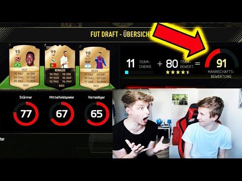 SCHLECHTESTE FUT DRAFT CHALLENGE vs. kleinen BRUDER! ⛔️🔥 - FIFA 17 ULTIMATE TEAM (DEUTSCH)