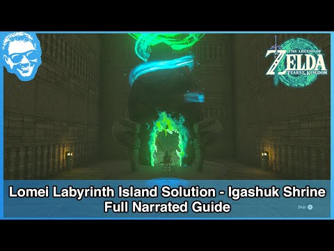 Lomei Labyrinth Island - Igashuk Shrine Location - Full Narrated Walkthrough - Tears of the Kingdom
