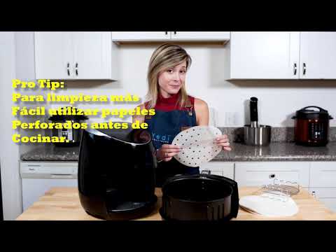 Miniatura del vídeo: papel perforado en freidora de aire