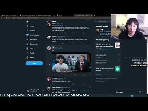 Doublelift on LS being released from C9