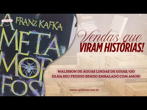 Pedido embalado e enviado para Walisson de Águas Lindas de Goiás – GO #aplibros