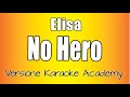 Elisa No Hero Karaoke Version