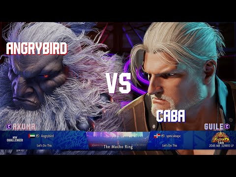 SF6 AngryBird (Akuma Classic) Vs caba (Guile Classic)