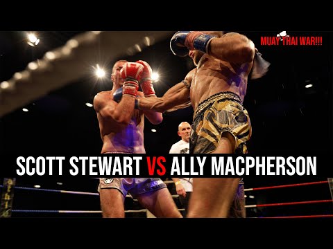 MUAY THAI WAR! Scott Stewart vs Ally Macpherson - Siam Boxing Ringside