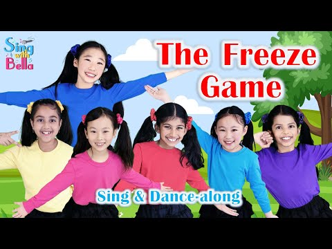 Freeze Game Song with lyrics and actions | Sing with Bella Ensemble | Music/Lyrics by Lori&RJ Music