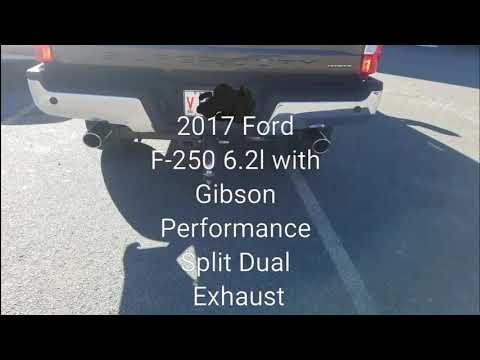2017 Ford F-250 6.2 l with Gibson Performance Split Dual Exhaust