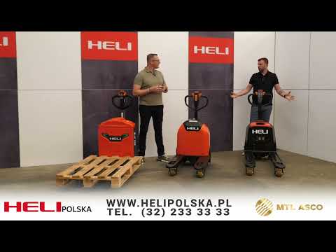 Wózki paletowe unoszące HELI o udźwigu od 1.5T do 2T – 3 generacje