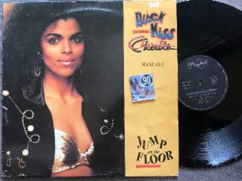 Maxi (12") BLACK KISS feat CHERITA jump on the floor 1990 DANCE 90's