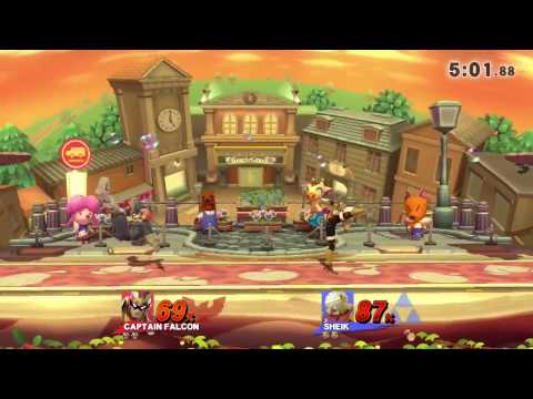 Laf. Sm4sh @ SnB 16 - Rhone (Capt. Falcon) vs. Zie (Sheik/Diddy Kong)