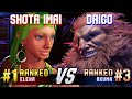SF6 SHOTA IMAI 1 Ranked Elena Vs DAIGO 3 Ranked Akuma High Level Gameplay