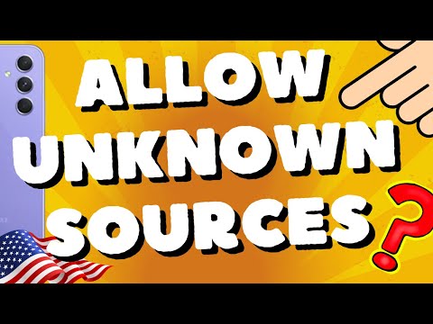 How to Allow Unknown Sources on SAMSUNG Galaxy A54 5G, A53, A52s, A55
