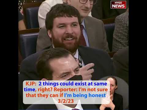 KJP: 2 things could exist at same time? Reporter: I’m not sure that they can if I’m being honest