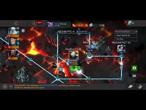 Rk30 vs BM - S24 War 8 - Professor X node 49 using HT, Revenge killed it 100%