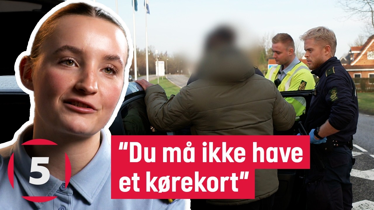 Stor bøde for at afgive falske oplysninger om mangel på førerret | Grænsepolitiet | Kanal 5 Danmark