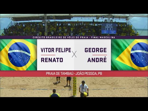 VITOR FELIPE & RENATO X GEORGE & ANDRÉ - FINAL VÔLEI DE PRAIA MASCULINO - ❤❤❤AMO VÔLEI!🏐🏐🏐