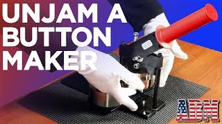 How to unjam a button maker machine - American Button Machines