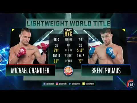 Full Fight || Michael Chandler vs. Brent Primus || Bellator NYC: Sonnen vs. Silva