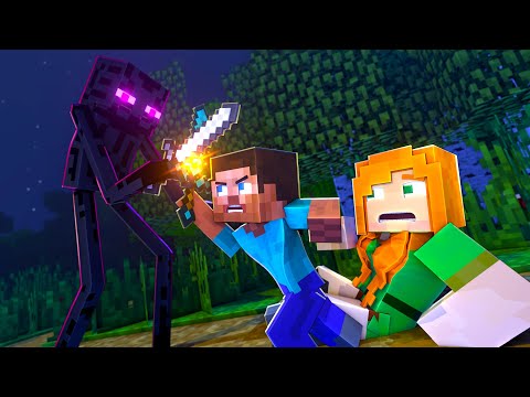 Little Hero vs Enderman — Saving Alex | Minecraft Animation