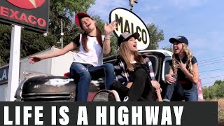 Life Is a Highway Disney Pixar CARS | Lydia Oakeson Lyza Bull &amp; Isabel Oakeson (Cover)